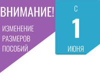 Индексация размеров пособий с 01.06.2022