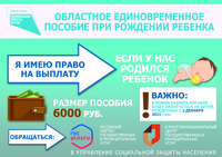 С 1 декабря семьи начнут получать областное единовременное пособие при рождении ребенка в повышенном размере